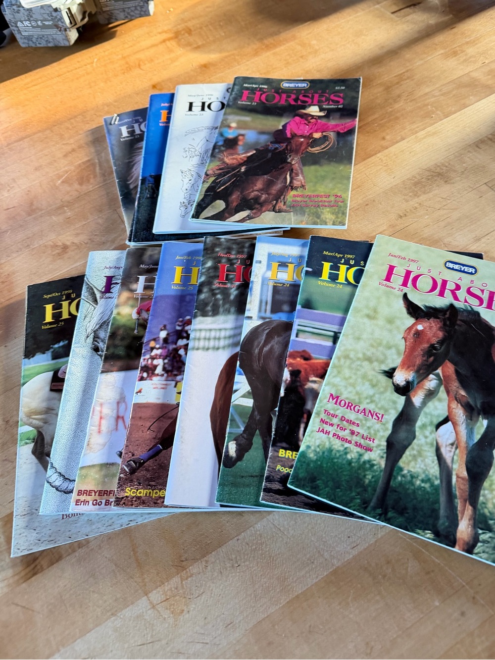 Breyer Horse Just About Horses Magazines Books 1997-1998